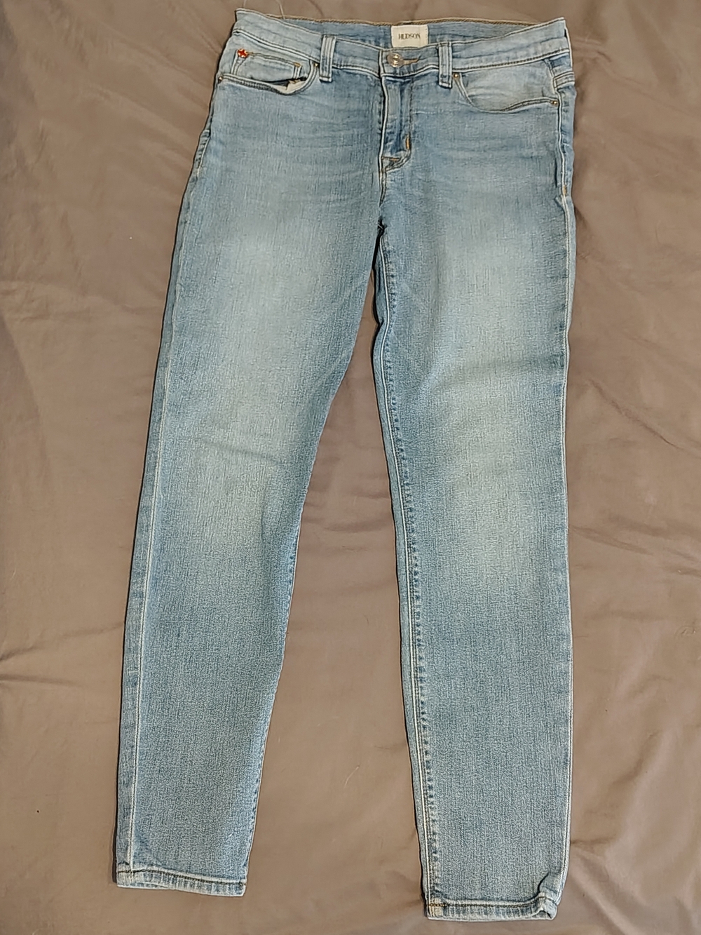 Hudson Jeans Light Blue Skinny Midrise Crop Natalie Women’s Jeans